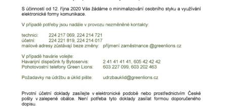 Vyjádření k aktuální situaci - podzim